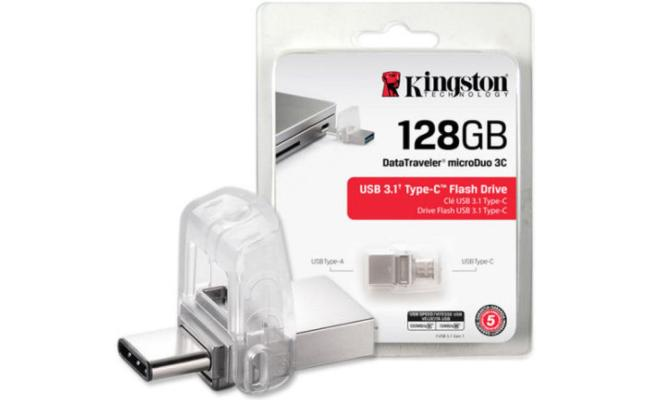 Kingston 128GB DataTraveler DUO USB 3.1 Type-C Kingston 128GB DataTraveler DUO USB 3.1 Type-C